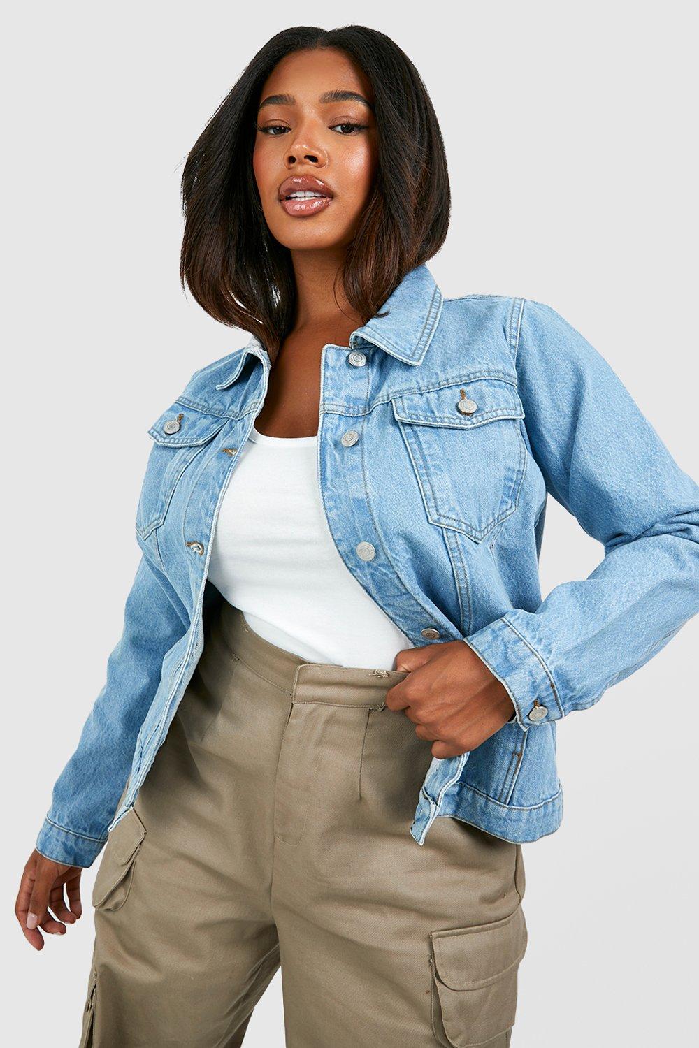 Boohoo plus sale denim jacket